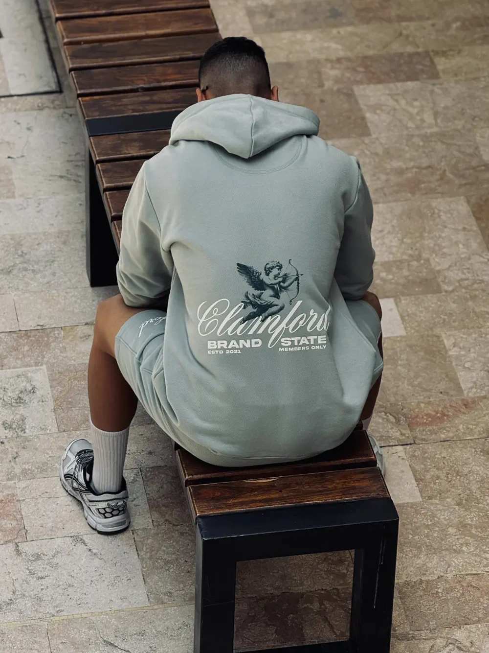 Hoodie Verde Menta Brand State