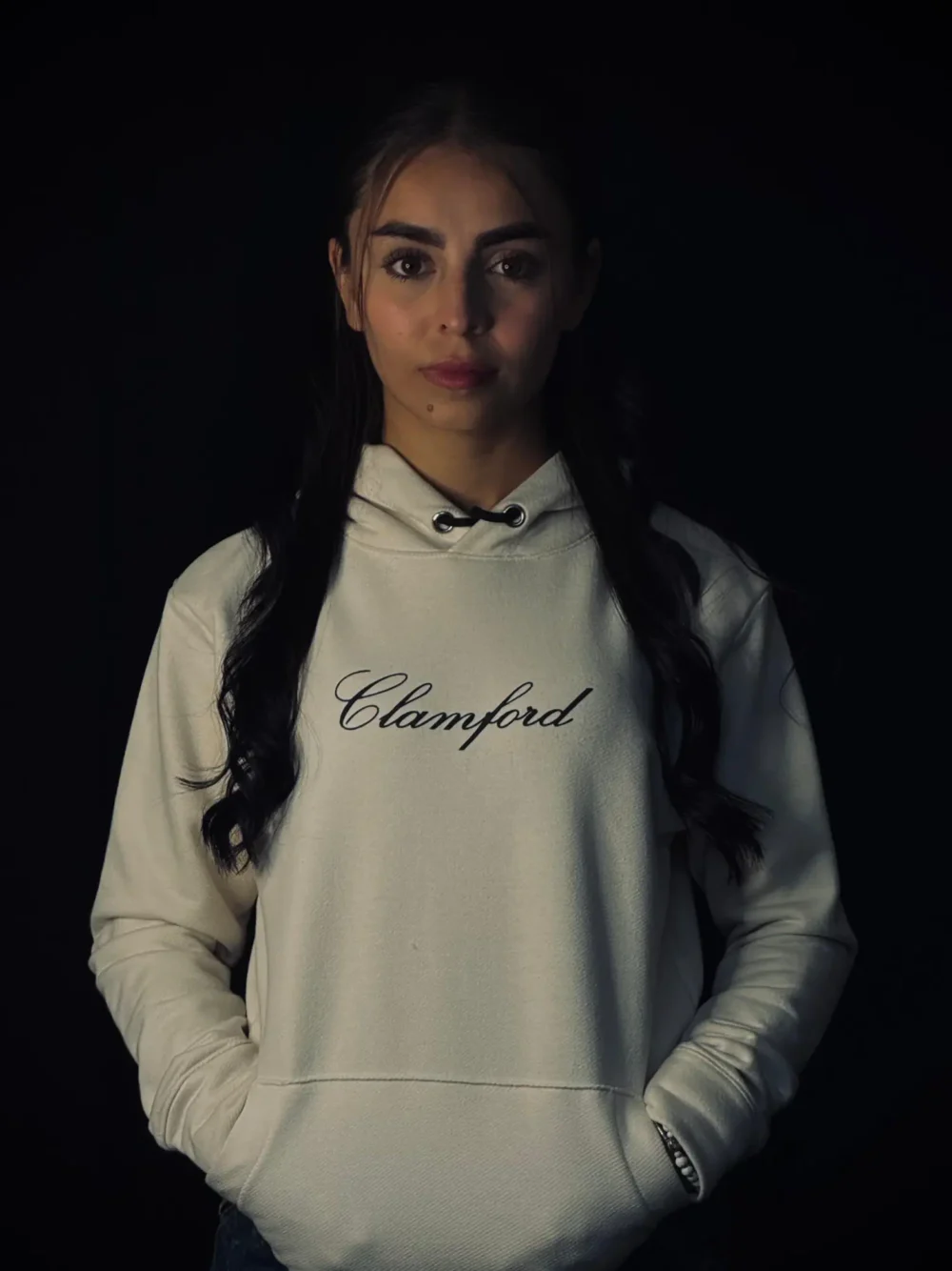 Hoodie cursiva Clamford